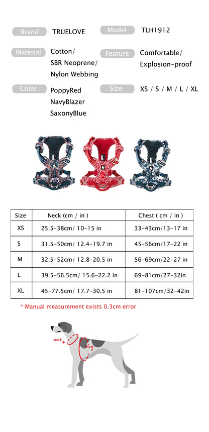Truelove Pet Dog Harness For