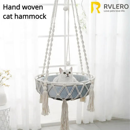 Pet Hammock Cat Swing Hand