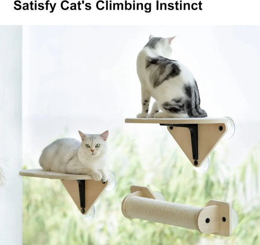 Mewoofun Cat Window Perch Hammock