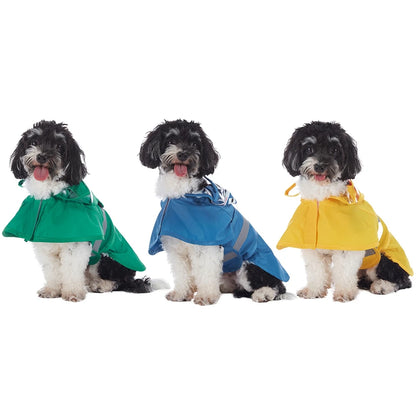 Pet Raincoat Cartoon Pattern Reflective