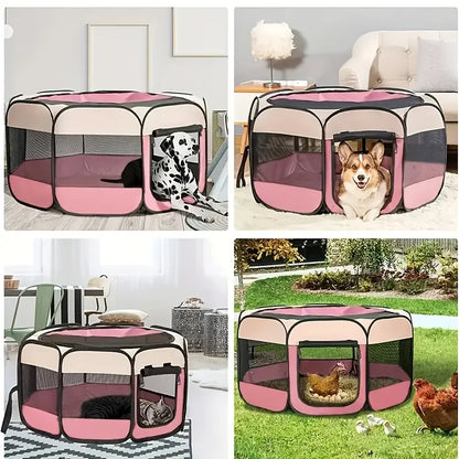 Portable Pet Playpen - Foldable