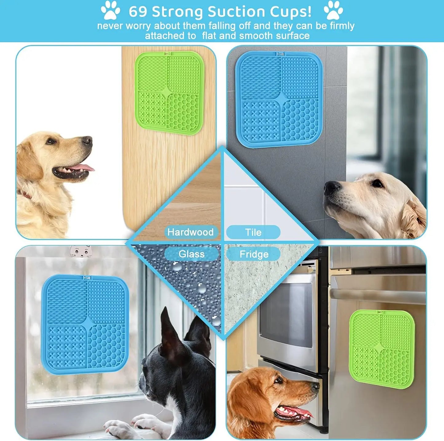 Silicone Slow‑Feeding Mat