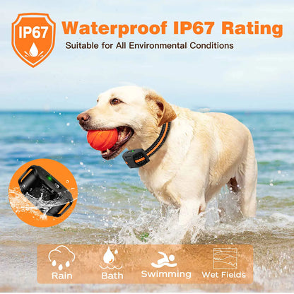 3300Ft Electric Dog Training Collar with Remote Control - Waterproof for dogs between 5-120lbs