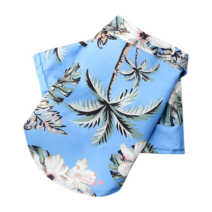 Pet Summer Cotton Shirts Hawaii