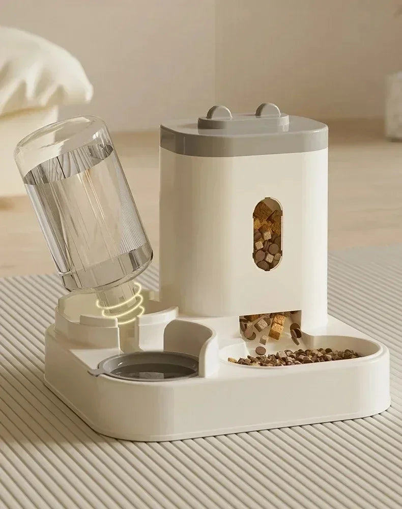 Automatic Dog/Cat Feeder With Water Fountain