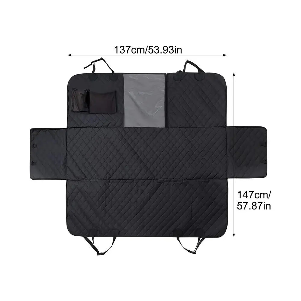 Dog Backseat Cover Waterproof Pet Travel Dog Carrier Hammock