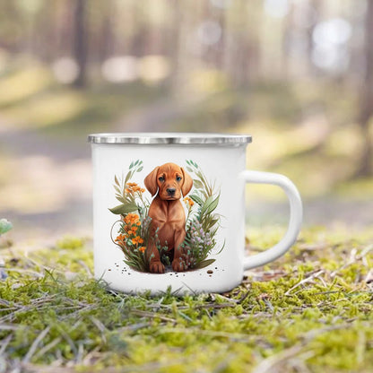 Dachshund Bulldog Border Colliegolden Retriever Printed Enam