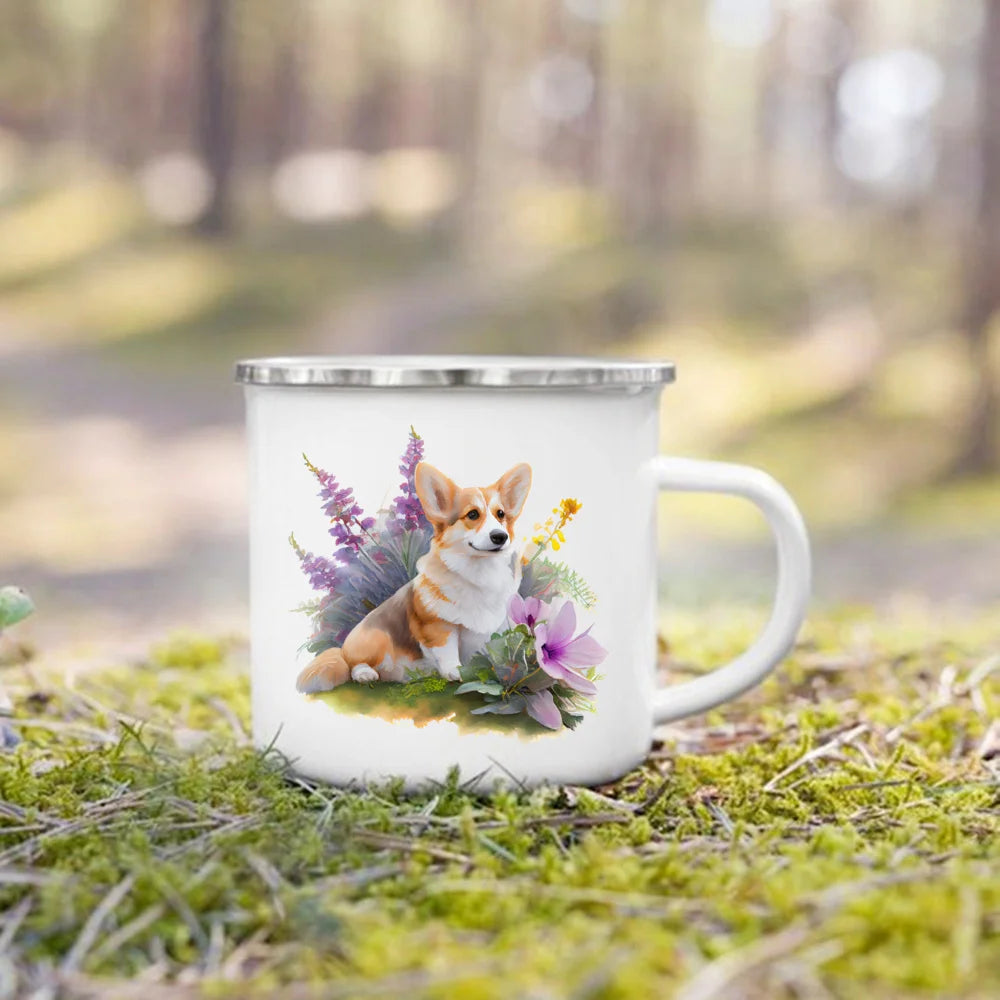 Dachshund Bulldog Border Colliegolden Retriever Printed Enam