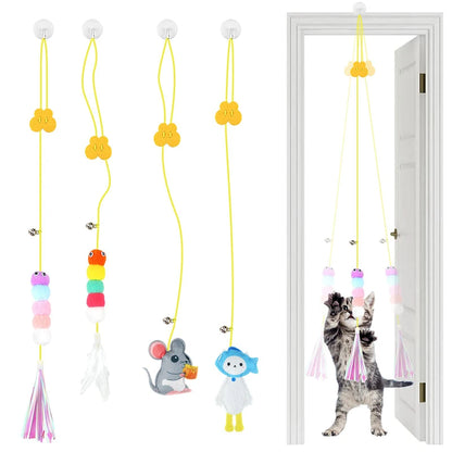 Interactive Cat Toy Hanging Simulation Cat Toy Funny Self-he
