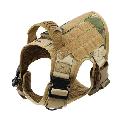 Military Large Dog Harness Collar