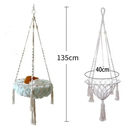 Pet Hammock Cat Swing Hand