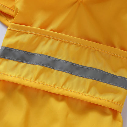 Pet Raincoat Cartoon Pattern Reflective