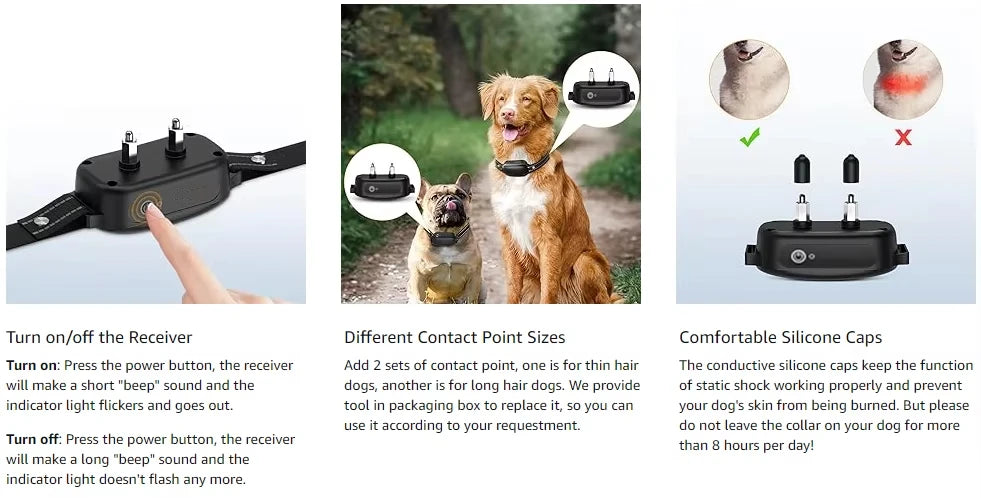 3300ft Electric Dog Training Shock Collar with Remote