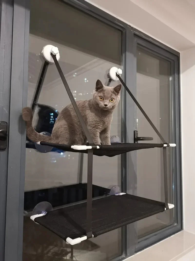 Two-Story Window Cat Hammock