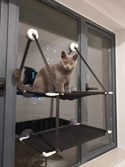 Two-Story Window Cat Hammock