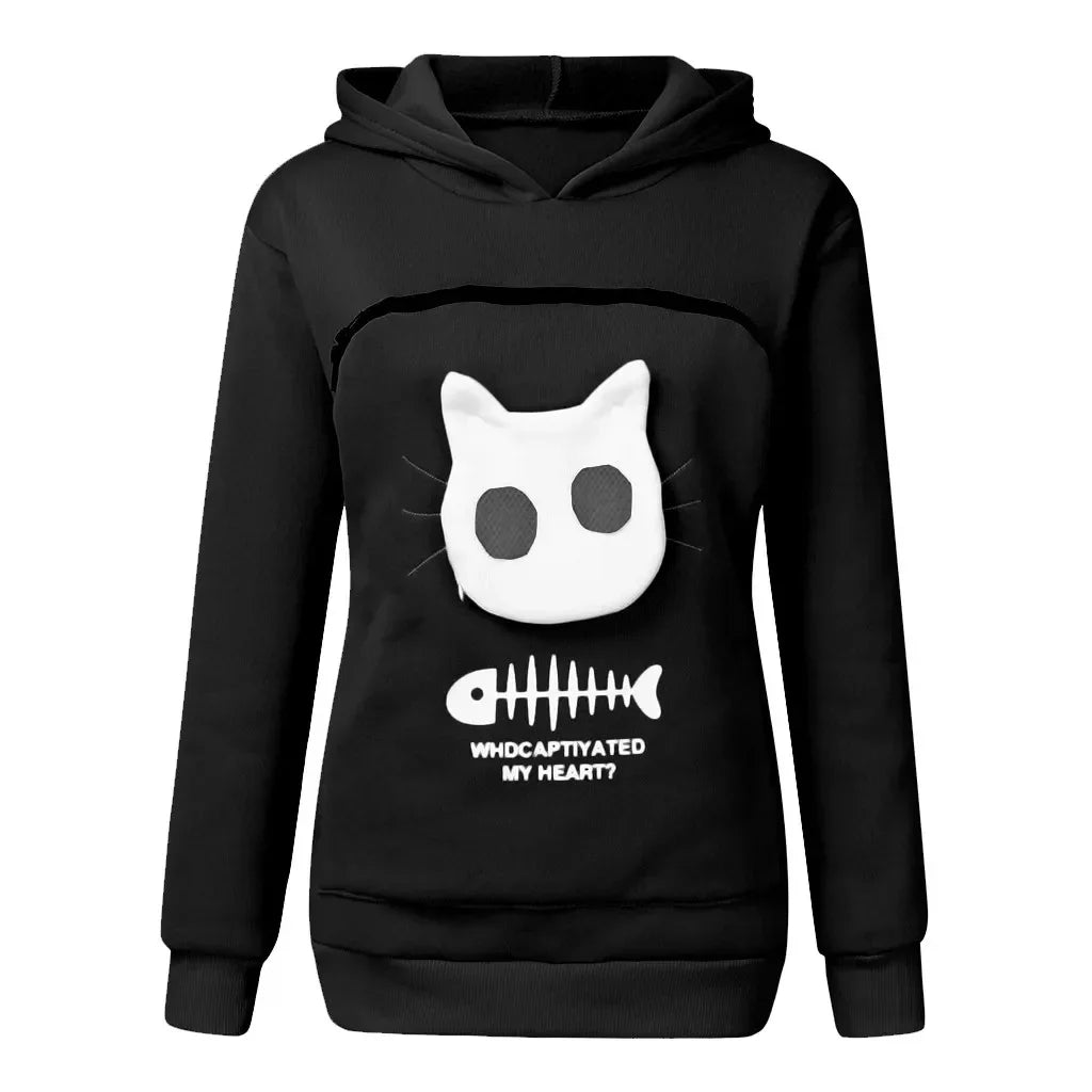 Winter Animal Pouch Hoodie