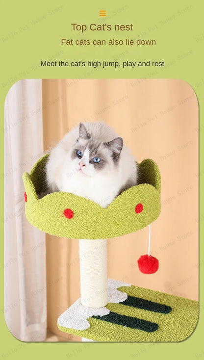 Ice-cream Style Cat Climbing Frame Three-layer Sisal Cat Scr