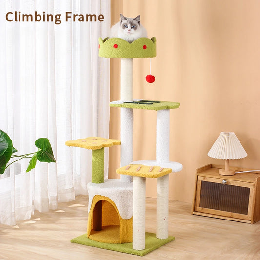 Ice-cream Style Cat Climbing Frame Three-layer Sisal Cat Scr