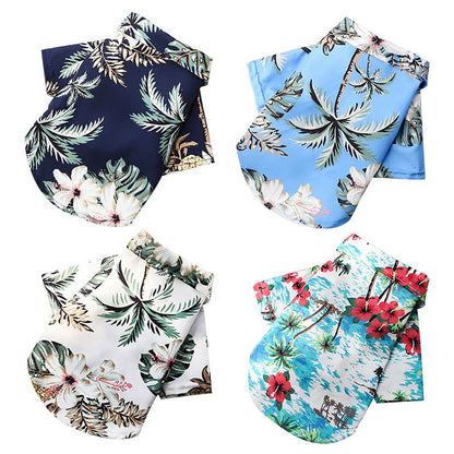 Pet Summer Cotton Shirts Hawaii