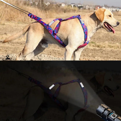 Pulling Harness For Dogs Puppy Harness Adjustable Reflective