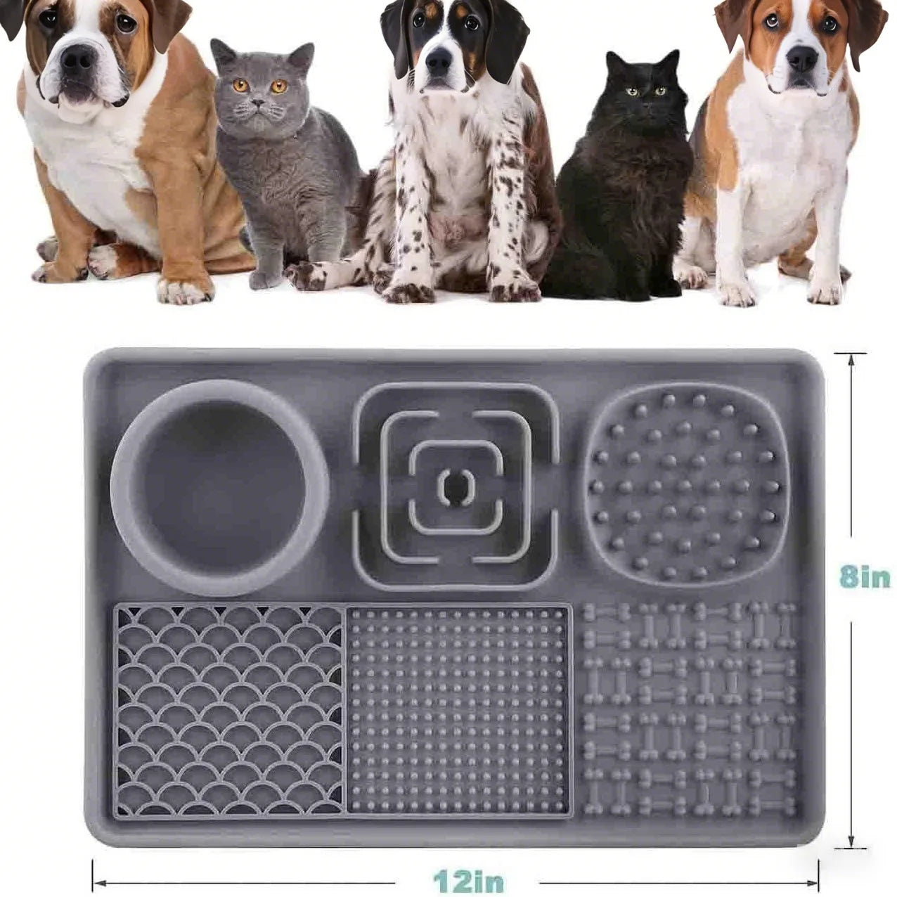 Silicone Slow‑Feeding Mat