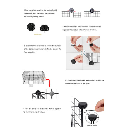 Dog cage - Wire mesh