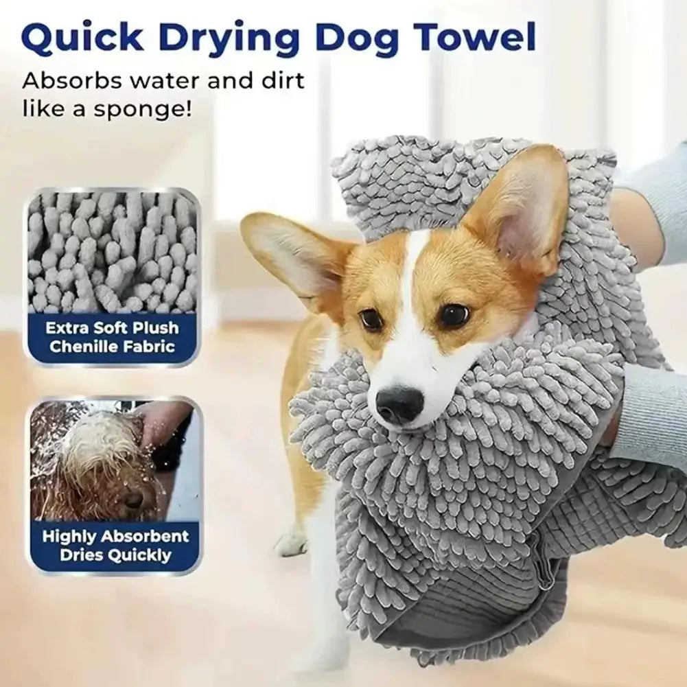 Quick‑Dry Pet Towel