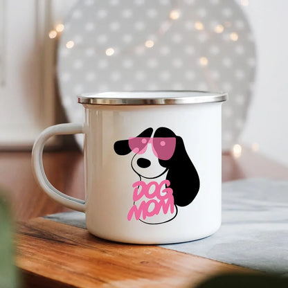 Dog Mom/Dad Print Creative Enamel