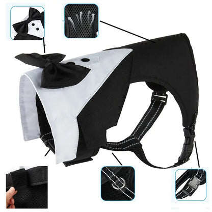 Dogs Tuxedo Wedding Party Suit