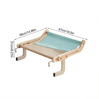 Cat Suspension Hammock Portable Detachable Bed Window Shelf