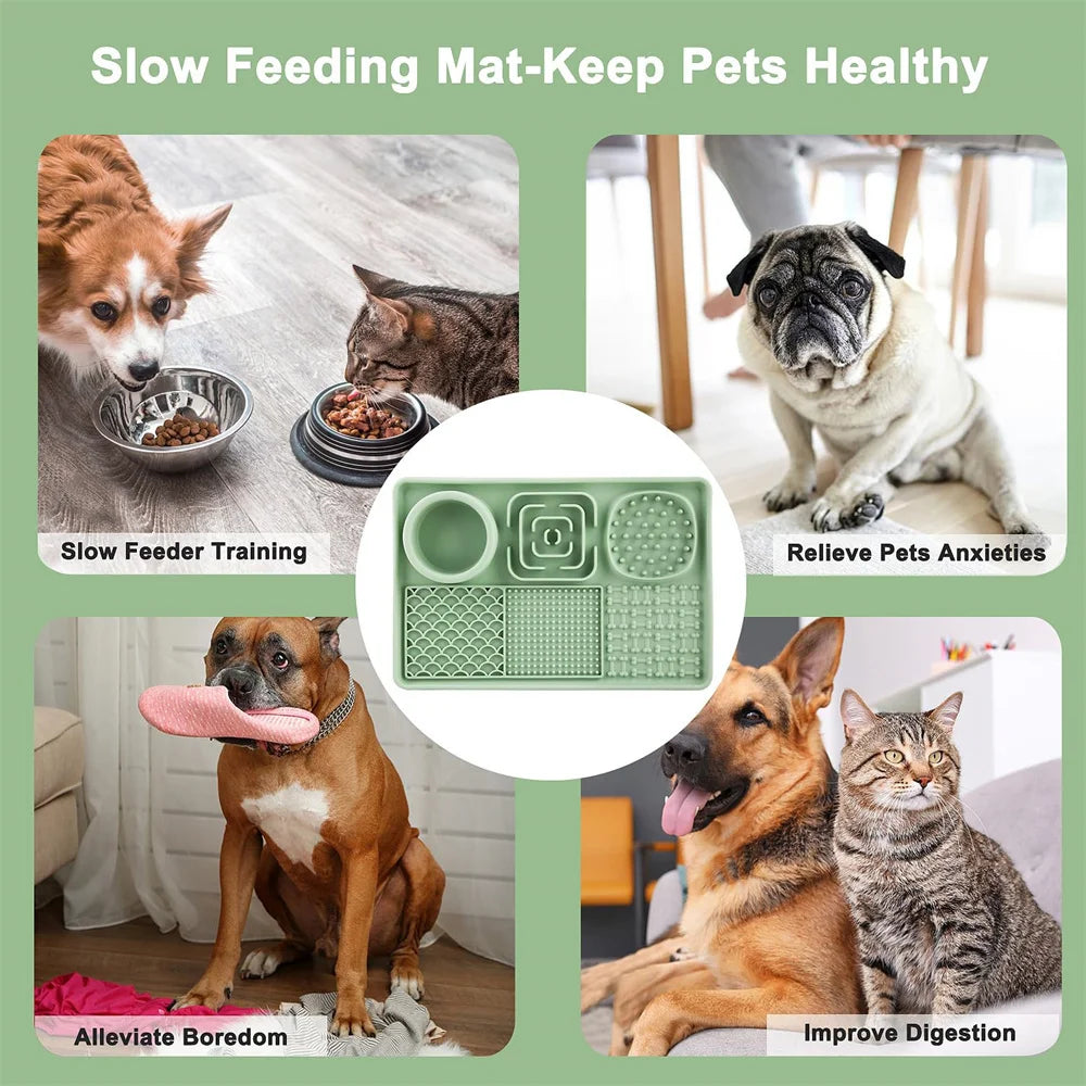Silicone Slow‑Feeding Mat