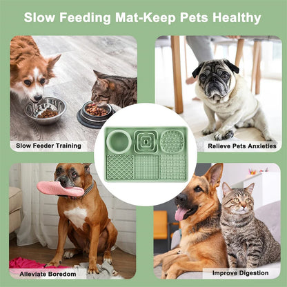 Silicone Slow‑Feeding Mat