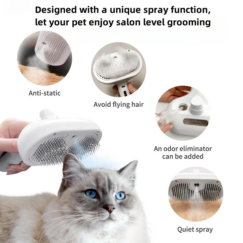 Pet Spray Grooming Comb Remove