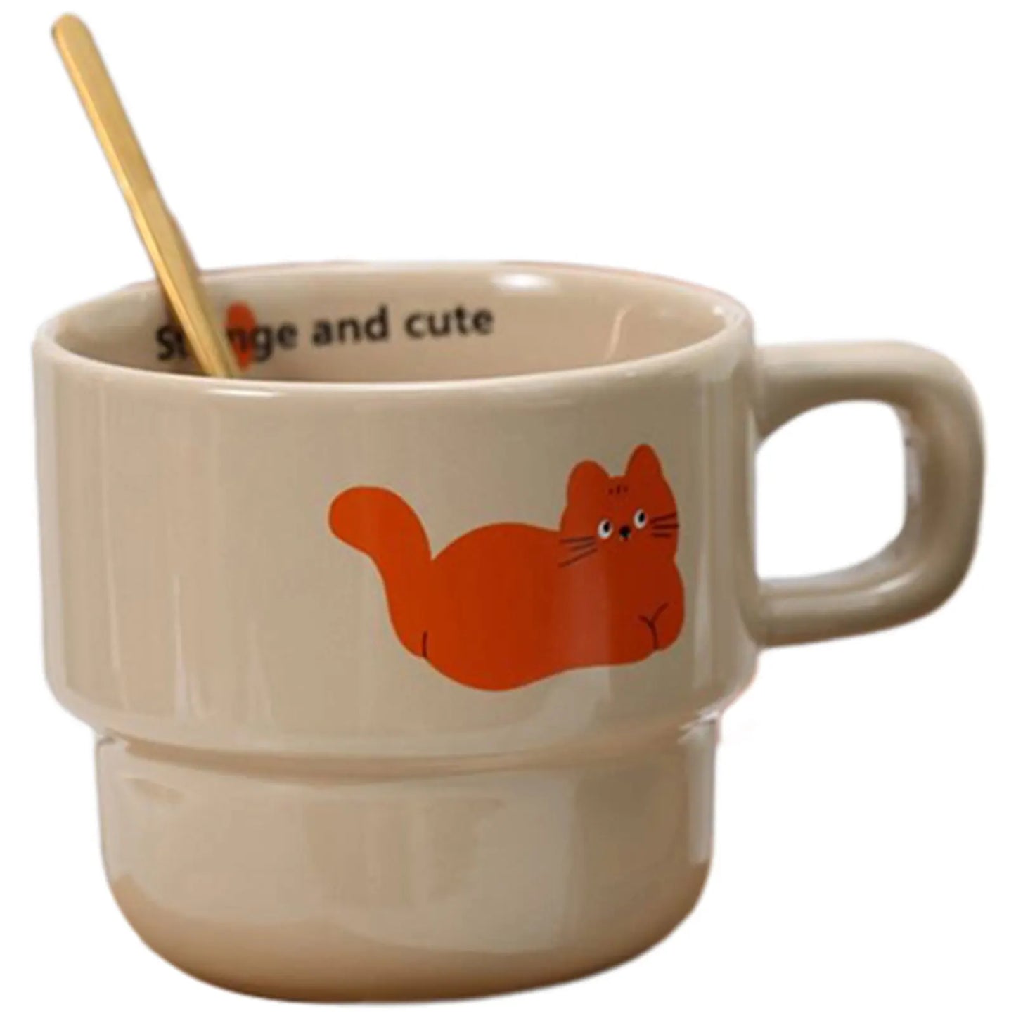Cat Printed Ceramic Coffee Mug