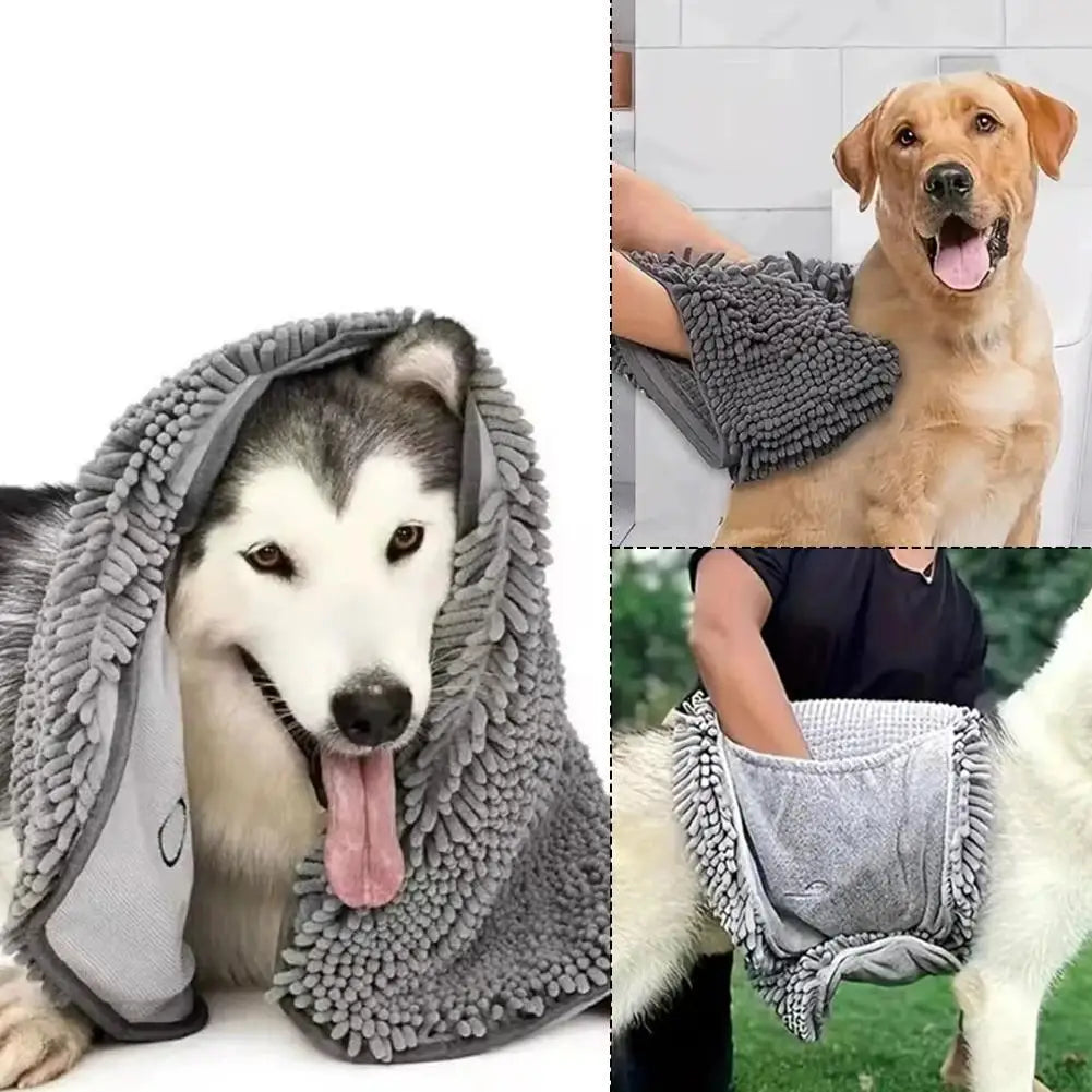 Quick‑Dry Pet Towel