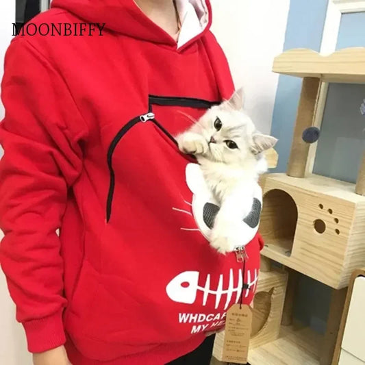 Winter Animal Pouch Hoodie