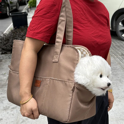 Breathable Pet Cat ShoulderHandbag Pet Dog Carrier Bag safe