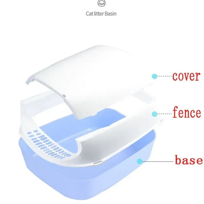 Sandbox Cat Litter Box - Semi-enclosed