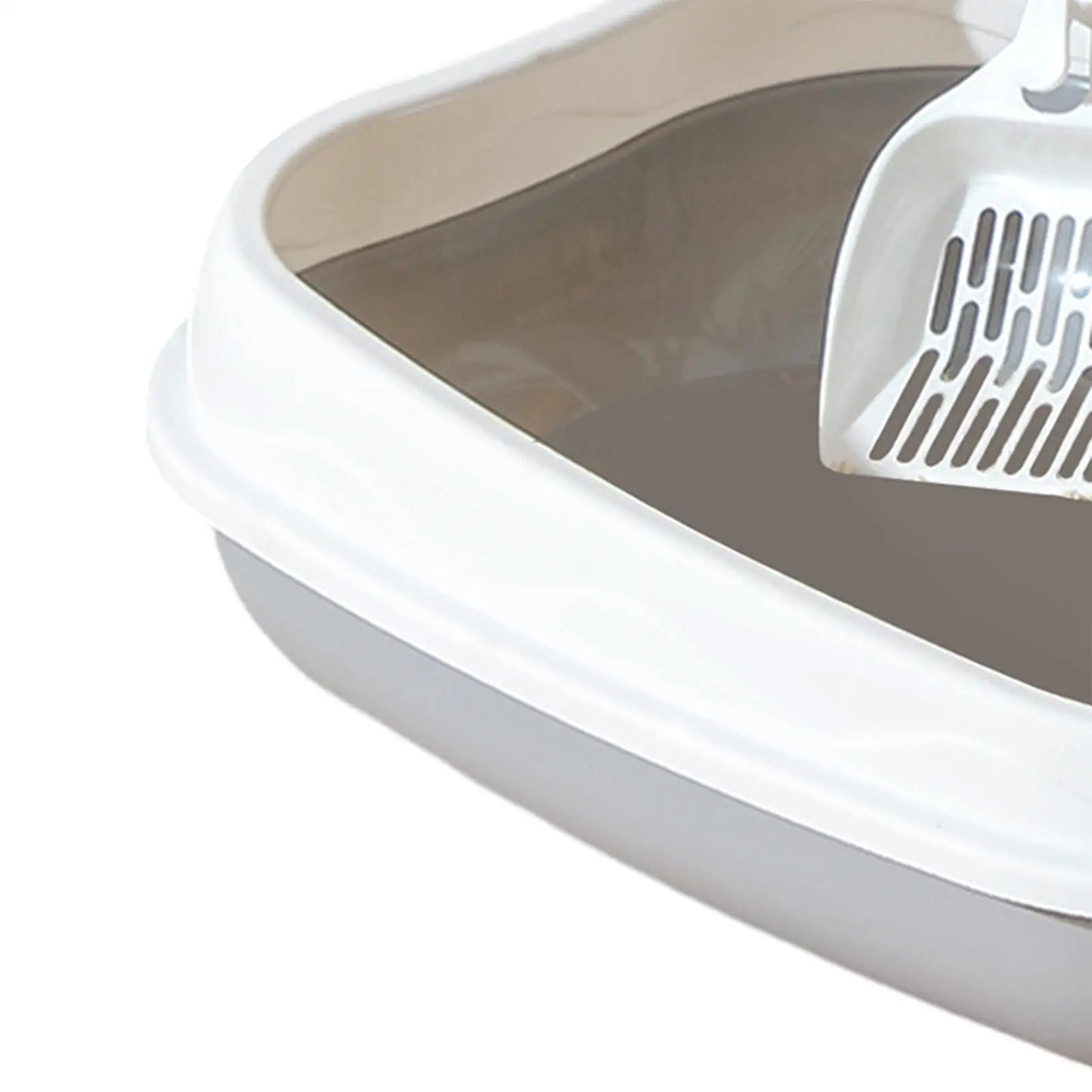 Cat Litter Box with High Sides - Semi Closed