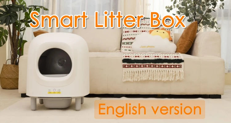 Tonepie 65L Automatic Smart Cat Litter Box Self Cleaning - Fully Enclosed