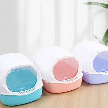 Sandbox Cat Litter Box - Semi-enclosed