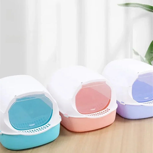 Sandbox Cat Litter Box - Semi-enclosed