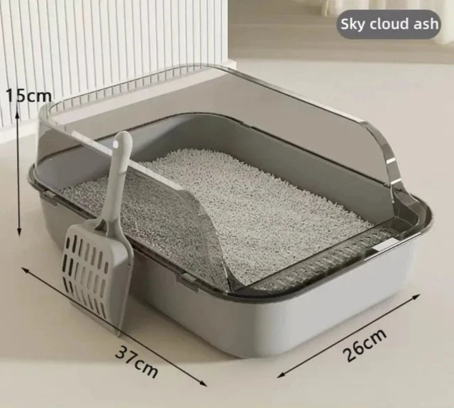 Sandbox Cat Litter Box - Semi-enclosed