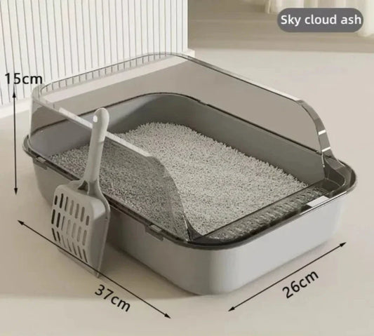 Sandbox Cat Litter Box - Semi-enclosed