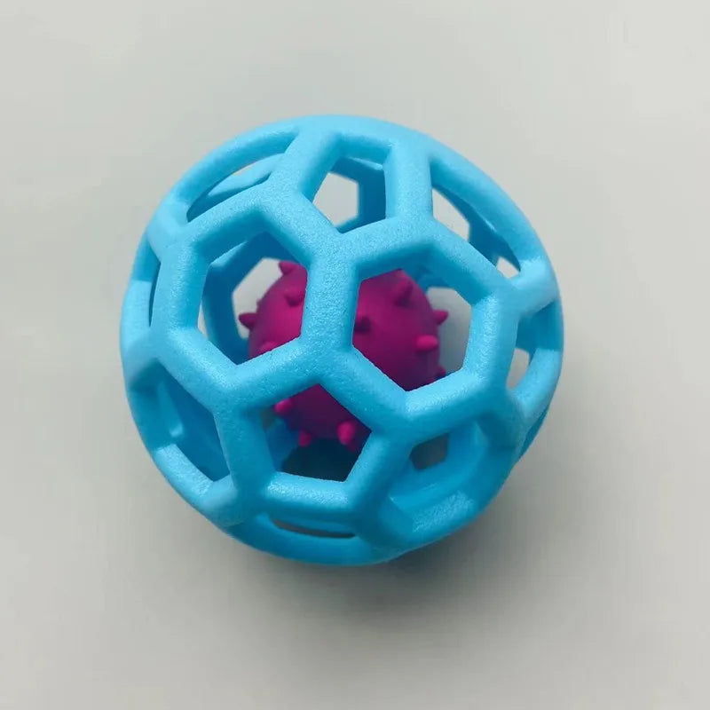 2‑Pack Hollow Ball Puppy Toys