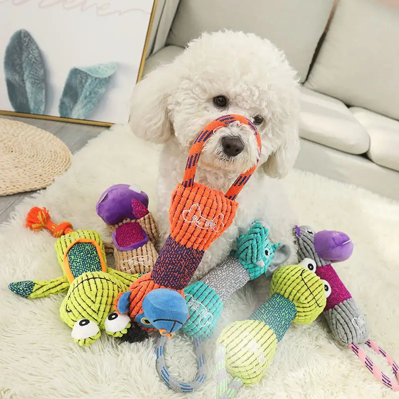 Dog Chew Toy with Handle