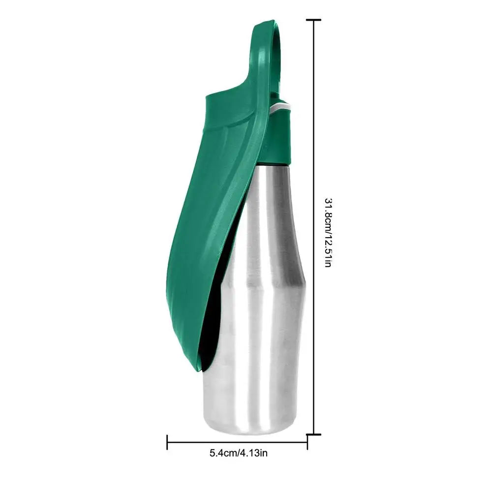 Dog Water Bottle 27oz Stainless Steel Travel Water Dispenser