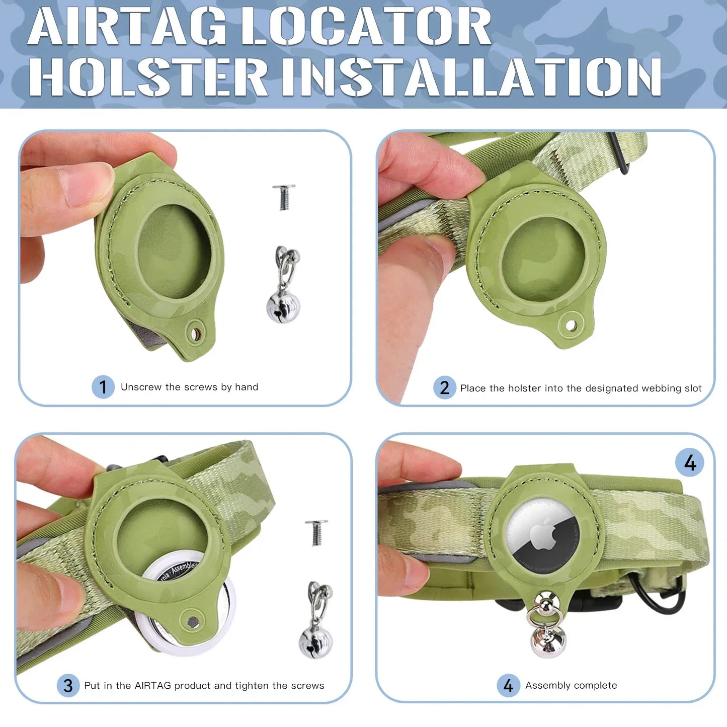 Airtag Dog Collar Tracker