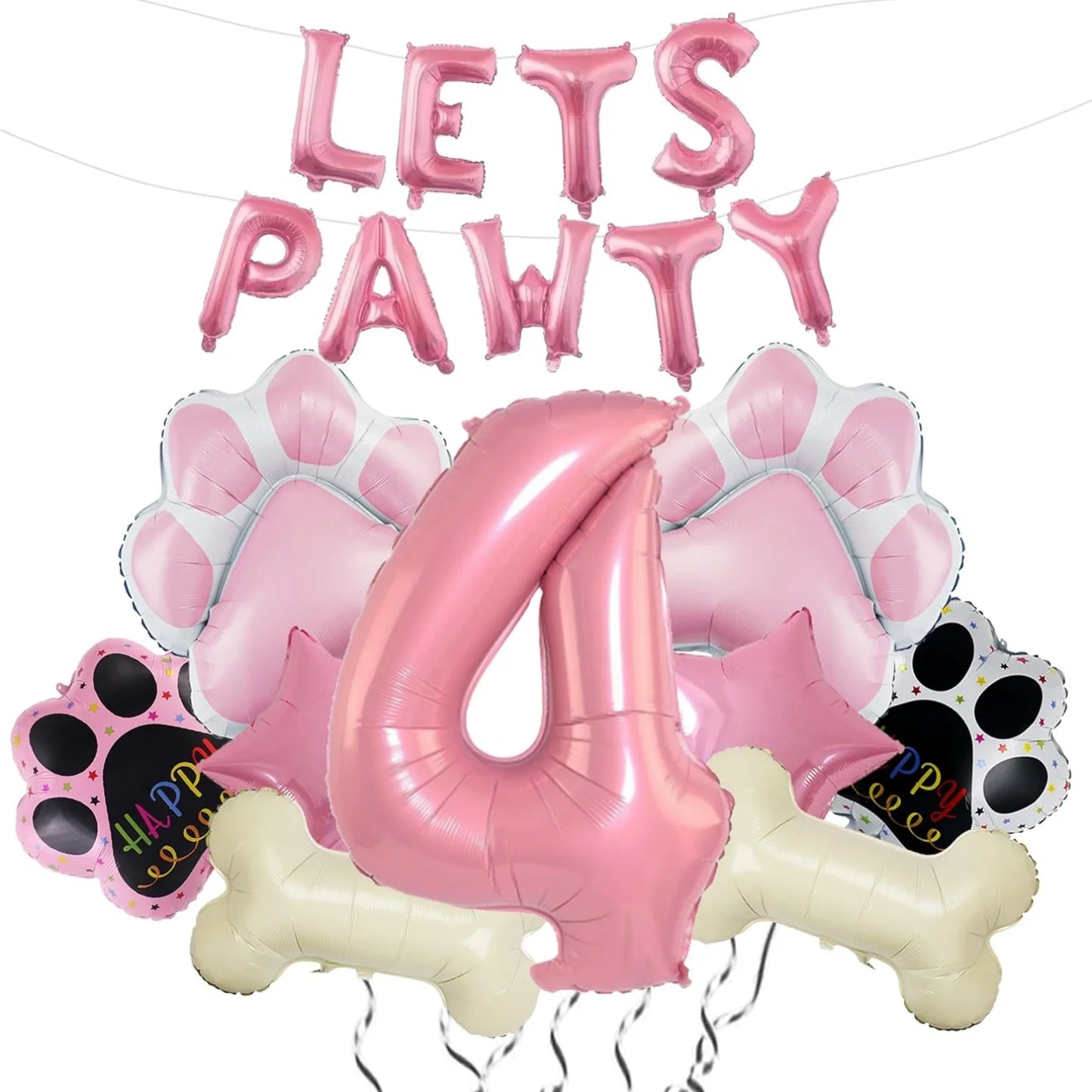 Dog Balloon Lets Pawty Balloon