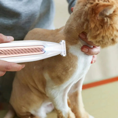 Portable Dog Paw Trimmer with Led Light Rechargeable Cordles
